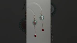 My DIY Beaded Earrings earrings diycrafts diyjewelry handmadejewelry diyaccessories [upl. by Donaghue]