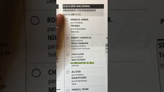 ASI se VOTA POR PRESIDENTE en Estados Unidos 🇺🇸 [upl. by Nnad681]