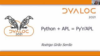 Dyalog 21 Python  APL  PynAPL [upl. by Daniell232]