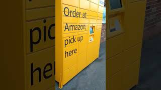 Amazon LockerPick UpDrop OffReturn Theyre all over the city Amazon return dropoff pickup [upl. by Venator]