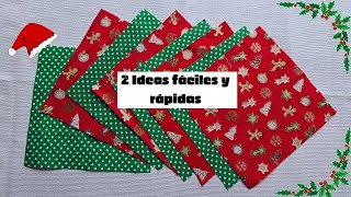 ⭐2 IDEAS de NAVIDAD FÁCILES y RÁPIDAS de hacer 🎄🎄 MANUALIDADES para PRINCIPIANTES [upl. by Mikaela]