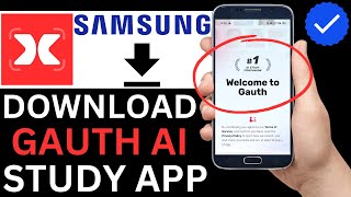 How To Download Gauth AI App On Samsung Phone Full Tutorial [upl. by Sonafets]