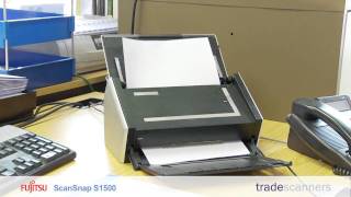 Fujitsu ScanSnap S1500  Customer Video Review [upl. by Nylhsoj432]