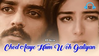 Chod Aaye Hum Woh Galiyan  HD Voice  Maachis  Hariharan  Chandrachur Singh Tabu Hindi Hit Song [upl. by Egap]