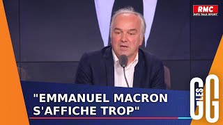 JO 2024  quotEmmanuel Macron saffiche tropquot déplore Olivier Truchot [upl. by Servais]