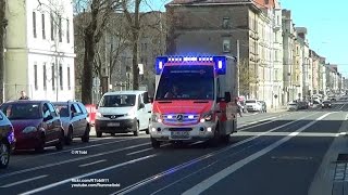 Leipzig DRK RTW 42831  Leipzig German Red Cross ambulance responding GER  2732017 [upl. by Ardnuhsal]