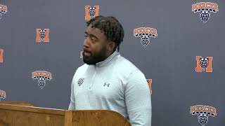 Mercer Football Press Conference [upl. by Mabelle]