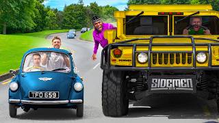 SIDEMEN ROAD TRIP WORLDS BIGGEST VS SMALLEST CAR [upl. by Arimas]