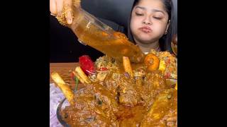 ASMR EATING SPICY EGG CURRY🔥 FRIED RICE  shorts mukbangnasmreating mukbangasmr asmr [upl. by Adnawahs]