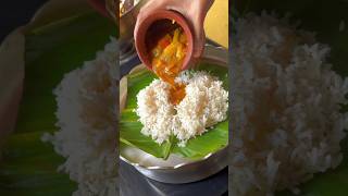 Savoring Sambar Rice on a Banana Leaf Ultimate South Indian Feast 🍛🍃 [upl. by Kiryt]