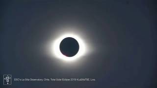 Moment of Totality 2019 Total Solar Eclipse Reaches Peak [upl. by Ventura]