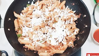 Minced beef spaghetti recipe  how to make minced beef pasta with cheese [upl. by Linker459]