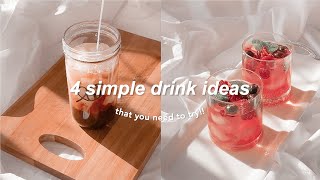 4 simple drink ideas that you need to try [upl. by Clintock]