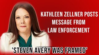 Steven Avery was framed  Kathleen Zellner posts message from law enforcement [upl. by Iey]