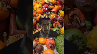 The Fruit Debate Want vs Need 🍅🥥🍌🥑🍋 fruitarian rawfoods rawvegan [upl. by Kobi]