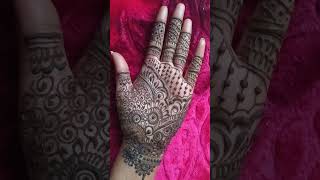 New Simple Mehndi Design FrontHand Mehndi Design mehndi shorts [upl. by Nodnek503]