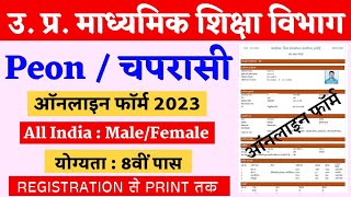 sewayojan peon vacancy online apply  shiksha vibhag peon vacancy 2023  lucky verma [upl. by Ribaj142]