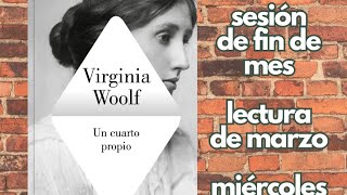 Leemos quotUn cuarto propioquot de Virginia Woolf  RetoLector2024 [upl. by Madelon]