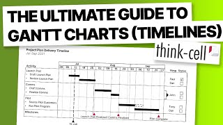 The Ultimate Guide to Gantt Charts Timelines in Think Cell [upl. by Capps454]