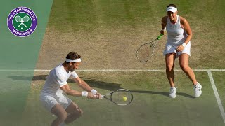 LindstedtOstapenko vs SkugorOlaru Wimbledon 2019 quarterfinal highlights [upl. by Stuart686]