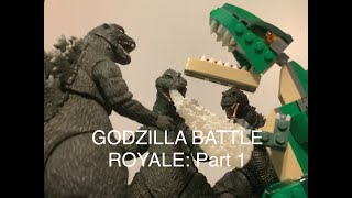 Godzilla Battle Royale Part One [upl. by Eitsyrk]