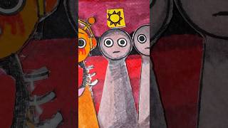 I Make Game Sprunki Incredibox on Paper✨Sun Horror🔥short shorts sprunki incredibox game paper [upl. by Ilsa573]