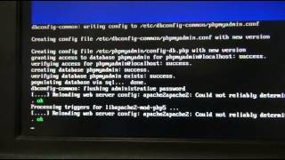 Installing phpMyAdmin on a RPi [upl. by Einamrej]