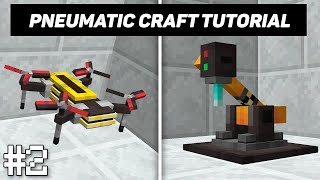 Pneumatic craft Part 2 Printed circuits Tutorial  guide 1201 minecraft java edition [upl. by Arakihc]