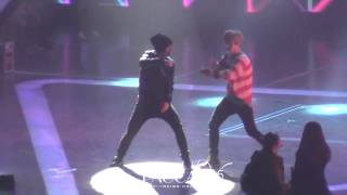 Fancam 121230 EXOM Two Moons Rehearsal for Jiangsu Satellite TV New Years Eve Concert [upl. by Tnomed]