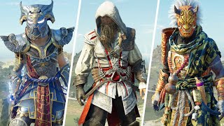 Assassins Creed Valhalla  ALL 87 Armor Sets Showcase AC Valhalla amp All DLC [upl. by Ttocs]