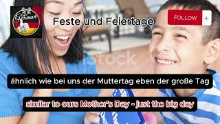 Discover 5 Amazing Feste und Feiertage in Germany to Learn A2 Level German Fast [upl. by Stelle]