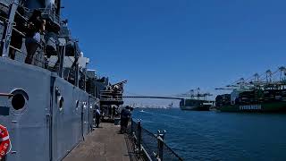 July 4th Special The Battleship USS Iowa quotfiringquot One of its 5inch guns [upl. by Leo383]