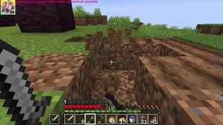 Minecraft tenemos ecohuerto papas trigo calabazasminecraft videojuegos diversion gaming [upl. by Felice]