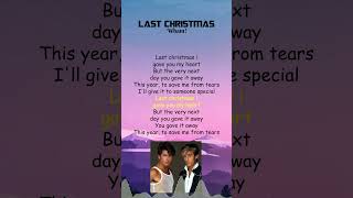 Wham  Last Christmas Lyrics shorts [upl. by Eilarol895]