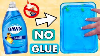 DO NO GLUE SLIME RECIPES WORK 🤨😱 How to make Slime WITHOUT Glue amp Activator Easy DIY Craft [upl. by Etnwahs]