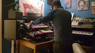 Dreadbox Typhon Hydrasynth and Uno Pro 3 jam Heavy on the arps [upl. by Moria]