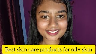 My Skin Care Products For Oily SkinBeginners Friendly affordable productsskincare moisturizer [upl. by Arevle106]