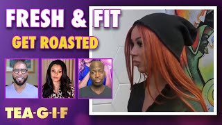 Brittany Renner Shuts Down Fresh and Fit Podcast  TeaGIF [upl. by Aserehc]