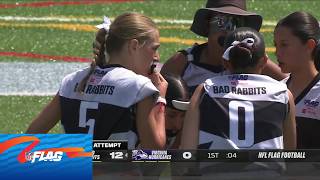 Bad Rabbits vs Virginia Hurricanes highlights  NFL FLAG Football [upl. by Olra757]