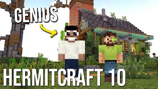 Bdoubleo fixed quotthe housequot lol  Hermitcraft 10 Behind The Scenes [upl. by Juliet292]