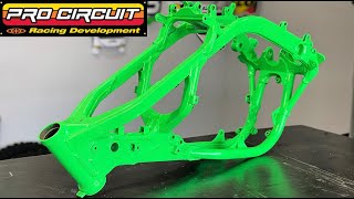 The ICONIC Powder Coat Color Pro Circuit Kawasaki Used [upl. by Kuehn824]