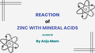 Reaction of Zinc with Mineral Acid  Class 10  chemistry tutorial boardexam [upl. by Iover943]