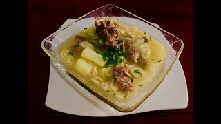 Sopa ecuatoriana de carne de res con fideos 🇪🇨🇪🇨🇪🇨 [upl. by Hurwit647]