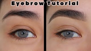 Eyebrow Tutorial  BEGINNERS [upl. by Ylil]