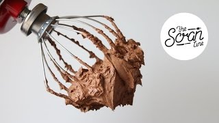 HOW TO MAKE CHOCOLATE GANACHE FROSTING  The Scran Line [upl. by Namharludba102]