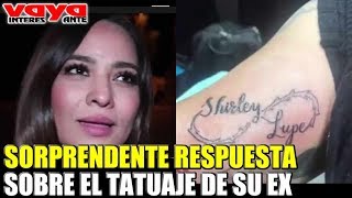 Mayeli Alonso reacciona al tatuaje de Lupillo Rivera y su novia [upl. by Eirene]