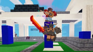 DOING THE BARB AND MELODY STRAT roblox bedwars [upl. by Oicapot]