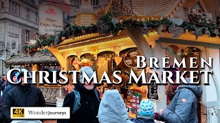 Stunning German Christmas Market • Bremen by Day [upl. by Otsuj]