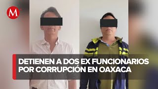 Detienen a dos funcionarios por presunta corrupción en gestión de Murat [upl. by Yedorb519]