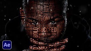 Adobe Photoshop  How to make a Text Typography Face Portrait in 2 mins  Text Typography Photo [upl. by Hayley]